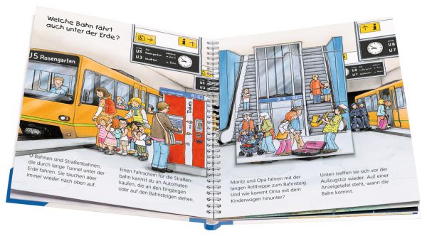 Kinderbuch "Unterwegs mit Bus und Bahn"